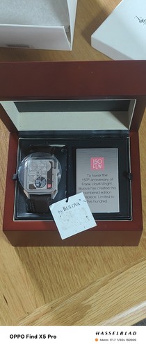 Bulova very rare - frank, lloyd